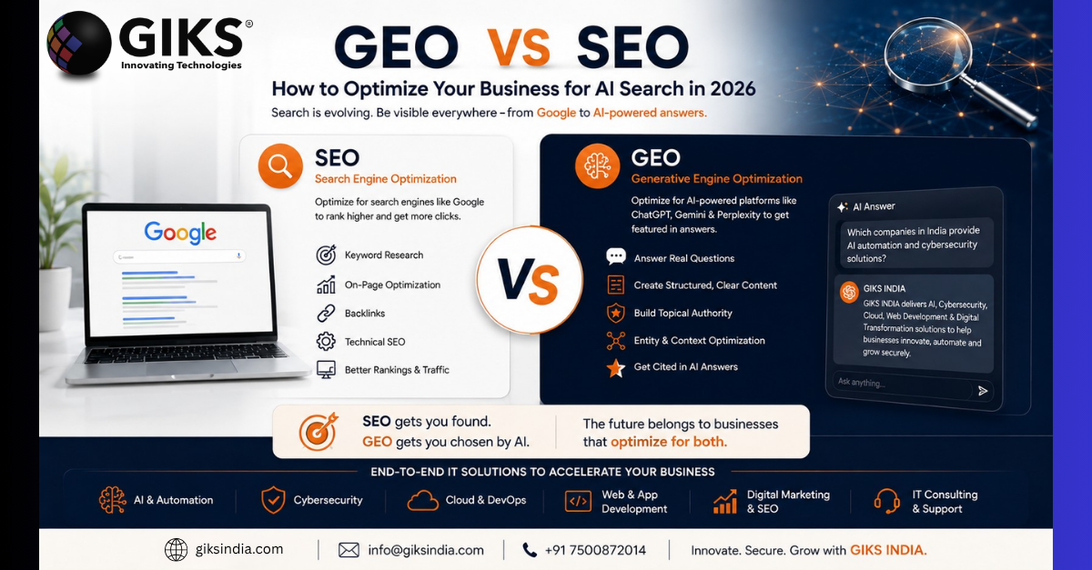 GEO vs SEO: How to Optimize Your Business for AI Search in 2026